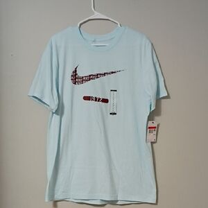 Nike Sky Blue Logo Tee